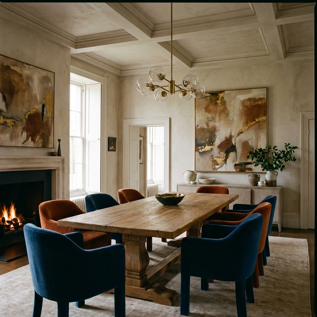 Elegant Dining Hall Design Bhavnagar